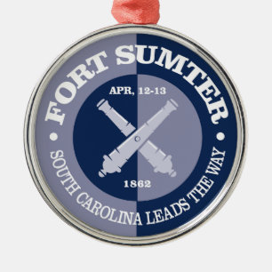 Fort Sumter (B&G) Metal Tree Decoration