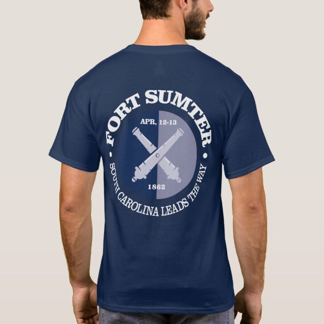Fort Sumter (B&G) T-Shirt (Back)