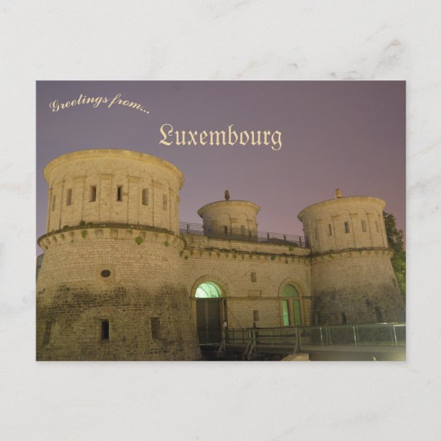 Fort Thüngen Luxembourg Postcard (Front)