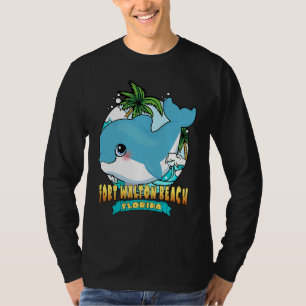 FORT WALTON BEACH FLORIDA Cute Baby Dolphin Beach T-Shirt