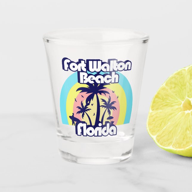 Fort Walton Beach Florida Shot Glass (Front)