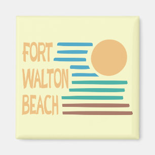 Fort Walton Beach geometric design Magnet