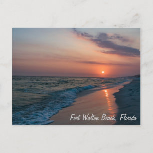 Fort Walton Beach Sunset Postcard