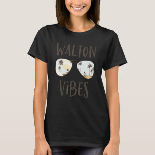 Fort Walton Beach Vibes Florida Ocean Sunset Sungl T-Shirt