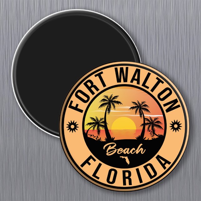 Fort Walton Florida Souvenir Beach Vintage Travel  Magnet (Creator Uploaded)
