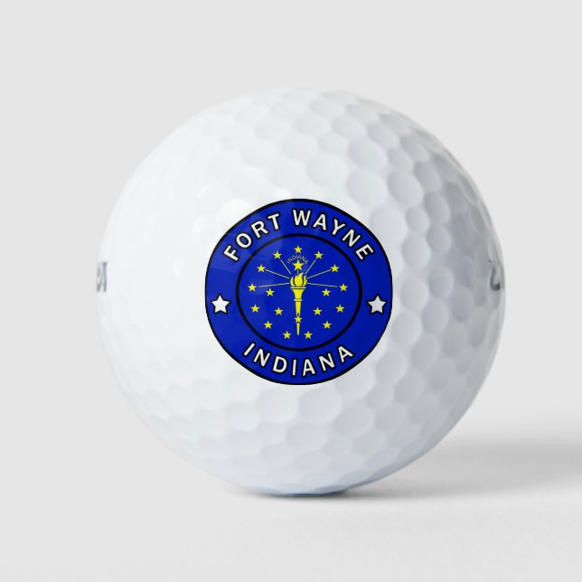 Fort Wayne Indiana Golf Balls (Front)