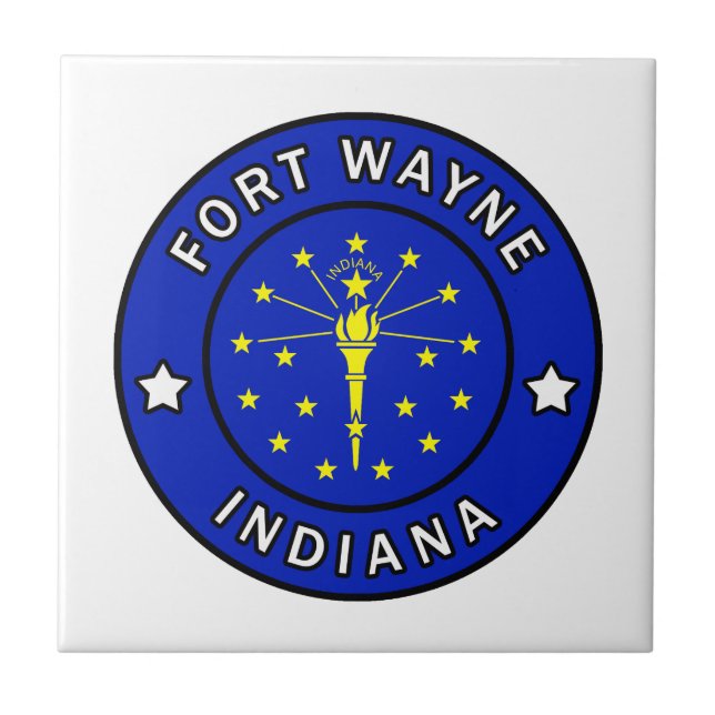 Fort Wayne Indiana Tile (Front)