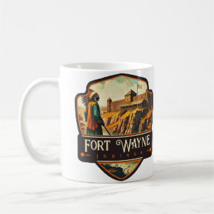 Fort Wayne, Indiana Vintage Coffee Mug