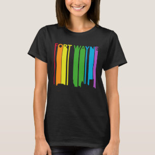 Fort Wayne Skyline LGBT Pride T-Shirt