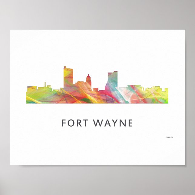 FORT WAYNE SKYLINE WB1 - POSTER (Front)