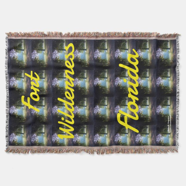FORT WILDERNESS, FLORIDA  THROW BLANKET (Front)