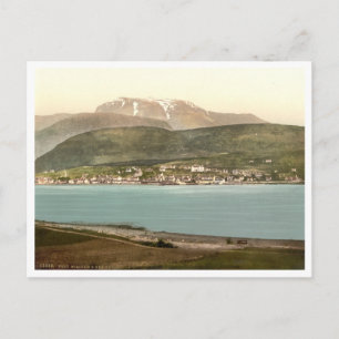 Fort William and Ben Nevis, Inverness, Scotland Postcard