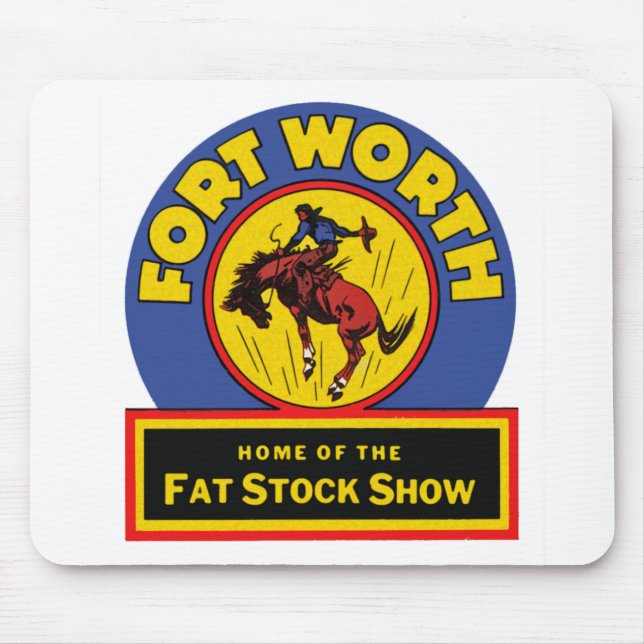 Fort Worth Fat Stock Show Mouse Mat (Front)