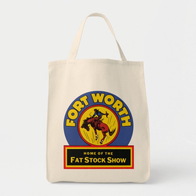 Fort Worth Fat Stock Show Tote Bag (Front)