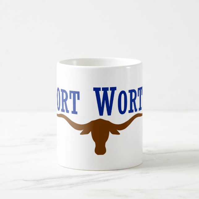 Fort Worth Flag Coffee Mug (Center)