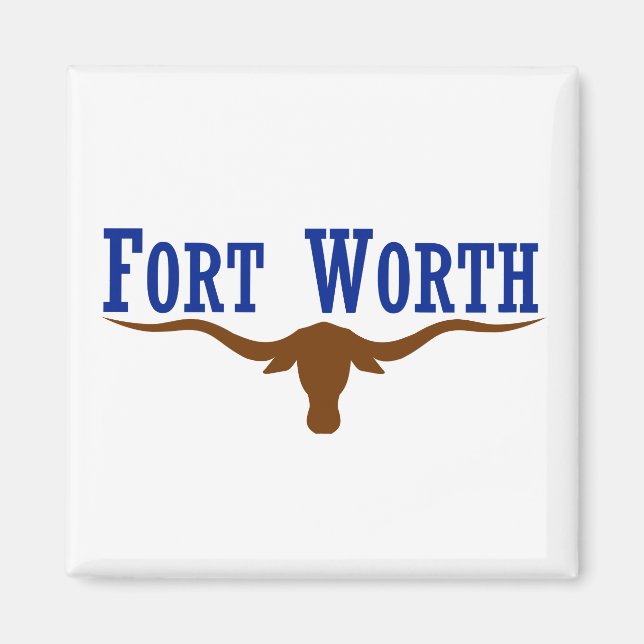 Fort Worth Flag Magnet (Front)