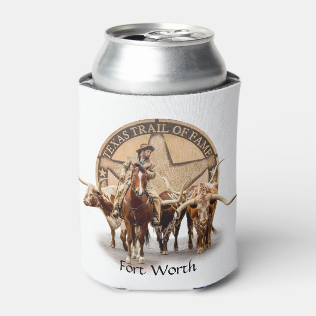 Fort Worth Longhorns & Trail of Fame, Can Cooler (Can Front)