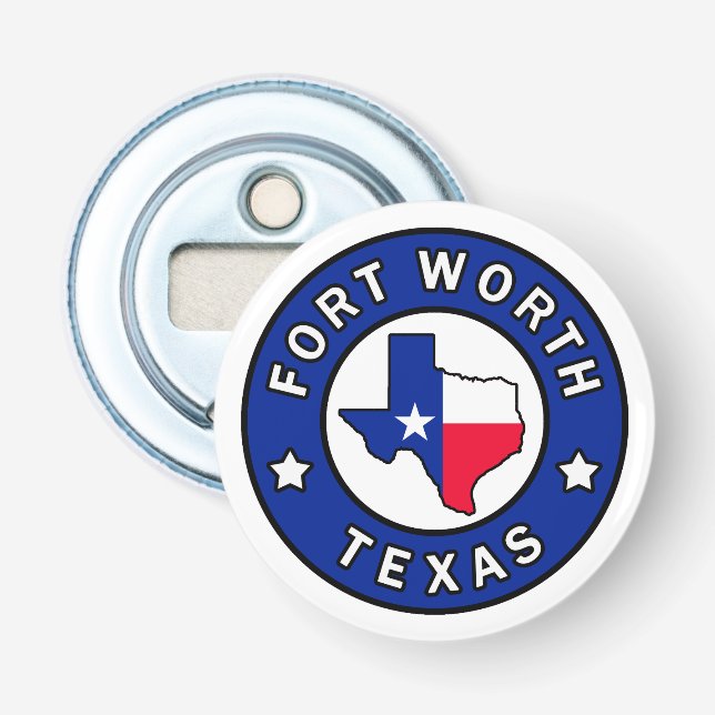 Fort Worth Texas Bottle Opener (Front)