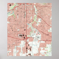 Fort Worth Texas Map (1995)
