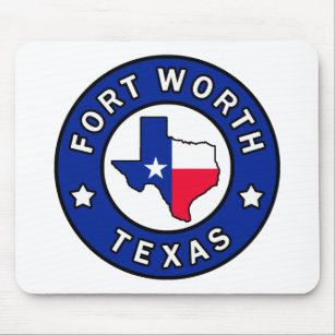 Fort Worth Texas Mouse Mat