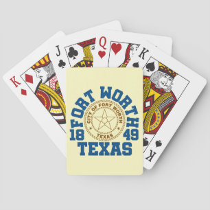 Fort Worth,Texas Playing Cards