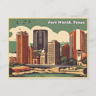 Fort Worth Texas Postcard