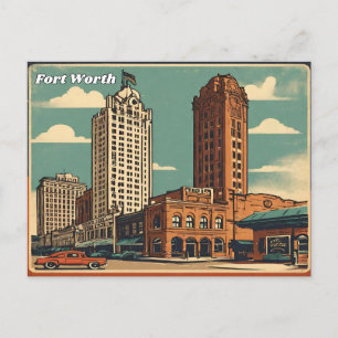 Fort Worth Texas Postcard