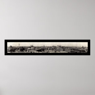 Fort Worth Texas Scene Photo 1910 Poster