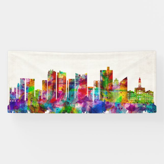 Fort Worth Texas Skyline Banner (Horizontal)