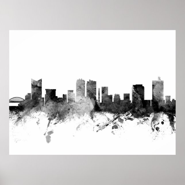Fort Worth Texas Skyline Poster (Front)