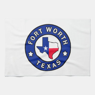 Fort Worth Texas Tea Towel