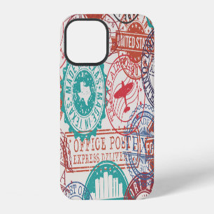 Fort Worth Texas: travel stamps. iPhone 12 Case