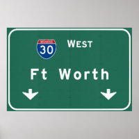 Fort Worth Texas tx Interstate Highway Freeway :
