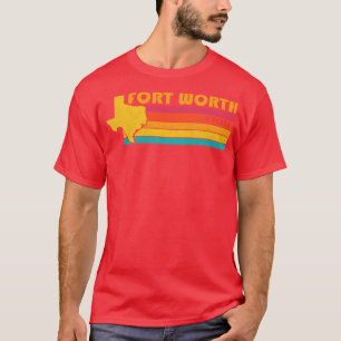 Fort Worth Texas Vintage Distressed Souvenir T-Shirt