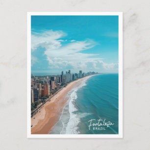 Fortaleza Brazil Art Travel Place illustration Postcard