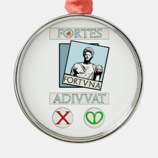 Fortes Fortuna Adiuvat Metal Tree Decoration