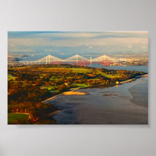 Forth Bridges, Scotland Poster