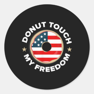 Forth Of July Shirts Mens Women Memorial Day 4th J Classic Round Sticker