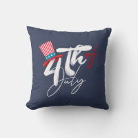Forth of July Text and a patriotic Hat Design