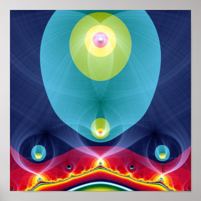 Forth Tetragrammaton (12" x 12")  Art Print Poster (Front)