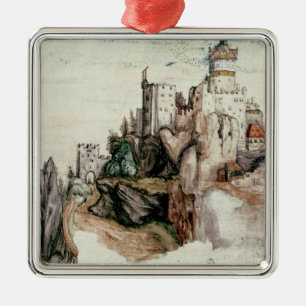 Fortified Castle Metal Tree Decoration