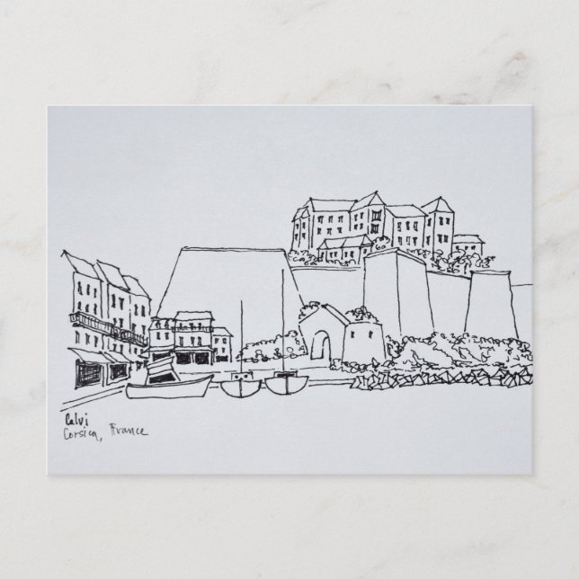 Fortified City of Calvi | Corsica, France Postcard (Front)