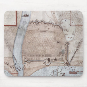 Fortified Encampment, Puerto Rico Mouse Mat