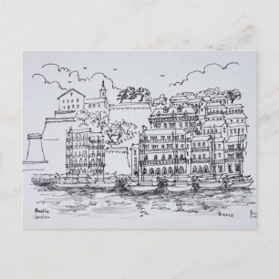 Fortified Port of Bastia, Corsica, France Postcard