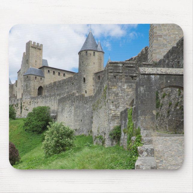 Fortified Wall of Carcassonne Mouse Mat (Front)