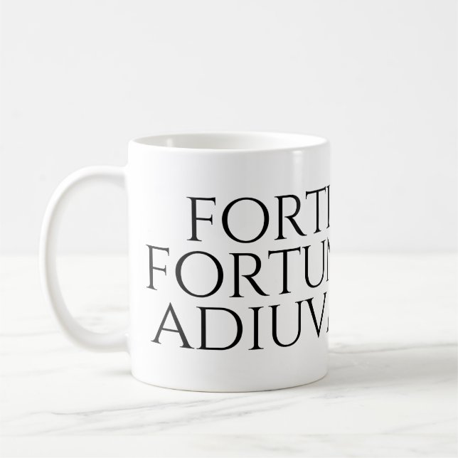 Fortis Fortuna Adiuvat Coffee Mug (Left)