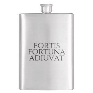 Fortis Fortuna Adiuvat Hip Flask