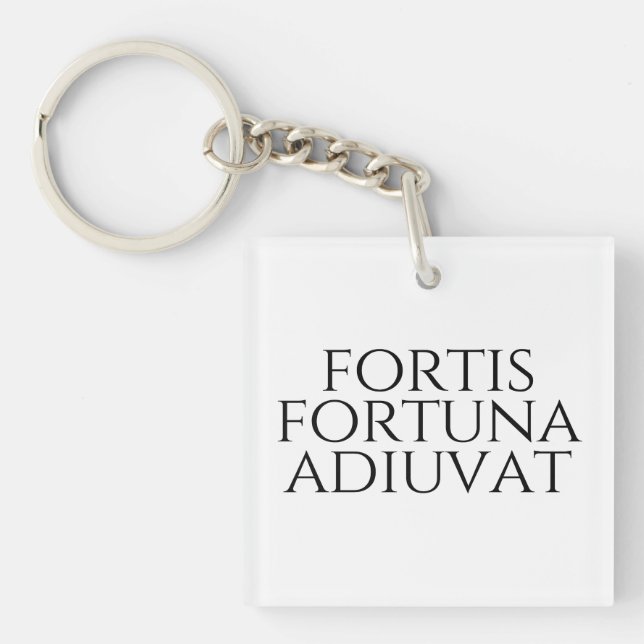 Fortis Fortuna Adiuvat Key Ring (Front)