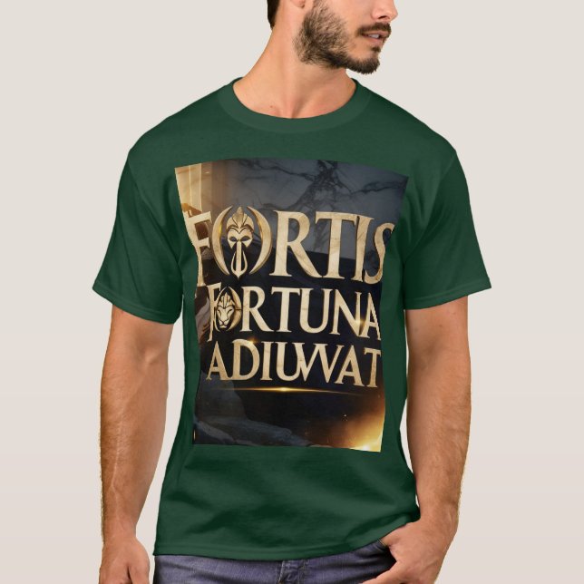 **"Fortis Fortuna Adiuvat - ShaMen's Basic T-Shirt (Front)