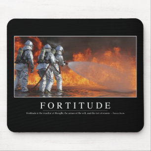 Fortitude: Inspirational Quote Mouse Mat